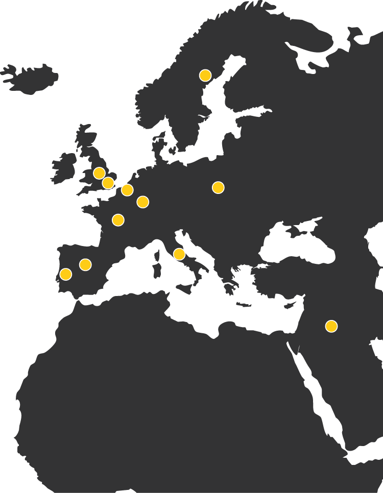 Locations map
